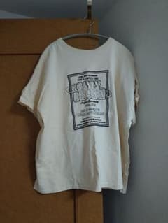 JAVA プリント 半袖Tシャツ アイボリー Sサイズのサムネイル