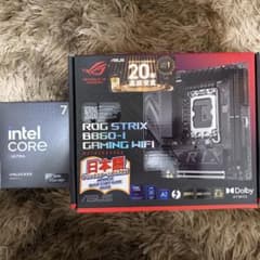 Intel Core Ultra7 265k&ROG STRIX B860-Iのサムネイル