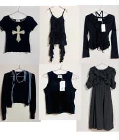 Jouetie ジュエティ　まとめ売り　セット　ブラック　黒　Tシャツ Jouetie ジュエティ まとめ売り セット ブラック 黒 Tシャツ - メルカリ