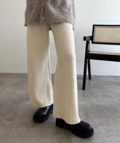 リブニットパンツのサムネイル