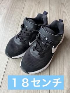 NIKE キッズ スニーカー 18cm ブラックのサムネイル