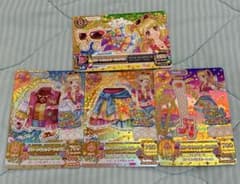 アイカツカード リゾートキャンサーコーデ 4枚セット 夏樹みくる
