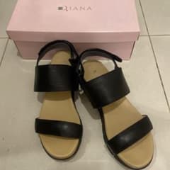 DIANA WELL FIT サンダル ブラックのサムネイル
