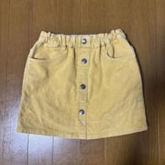 GLOBAL WORK コーデュロイスカート イエロー Lサイズのサムネイル