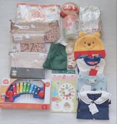 Baby goods bulk sale, birth preparation rompers, Anpanman, Hello Kitty 17 pieces!!
