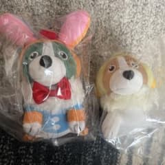 Ryokuoushoku Shakai Plush Mascot Keychain Set: Broccoli & Cauliflower