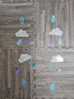 カピス飾り　雲と雨のモチーフのサムネイル