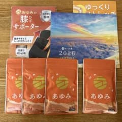 さくらの森 あゆみ 90粒入　4袋 膝サポーター1枚付きのサムネイル
