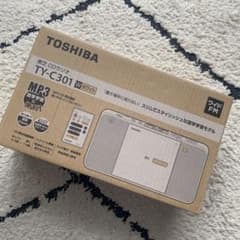 TOSHIBA CDラジオ TY-C301 ホワイト - メルカリ