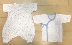 familiar 新生児 肌着　& ダブルガーゼ　短肌着　セットのサムネイル