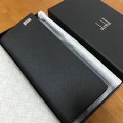 ダンヒル　長財布　プレーン　ブラックのサムネイル