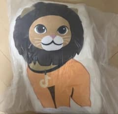 【非売品】Tiktok クッション　ライオン　レオン【超激レア】 非売品】Tiktok クッション ライオン レオン【超激レア】 | Mercari