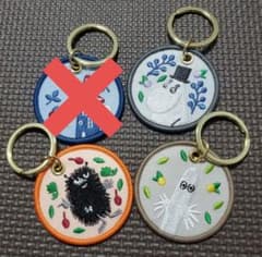ムーミンバレーパーク 刺繍キーリング - メルカリ