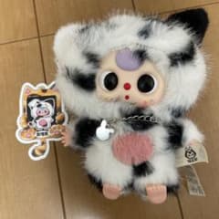 BabyThree ベビースリー 犬猫シリーズ ぬいぐるみ ブチ柄 - メルカリ
