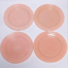 ビンテージ ヘーゼルアトラス ピンク ディナープレート 4枚 - メルカリ