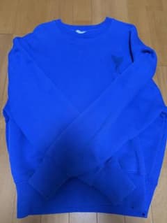 ami paris 青トレーナー - メルカリ