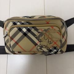 新品バーバリー BURBERRY ボディバッグ ショルダーバッグ ノバチェック柄のサムネイル