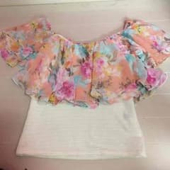 新品♡リップサービス 肩出しトップス♡のサムネイル