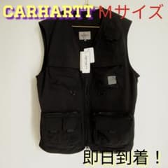 5wa Carhartt カーハート フィッシングベスト Mサイズ 黒 ブラック