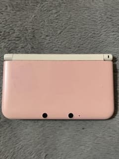 ニンテンドー3DSLLピンクホワイトジャンク品充電器付きのサムネイル