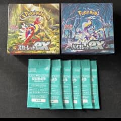 ポケモンカード　スカーレットex バイオレットex、BOXシュリンク付きのサムネイル