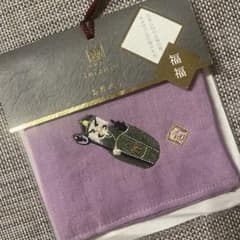 いにしえinishie×高野純子　福福　開運　恵比寿様　ガーゼハンカチのサムネイル