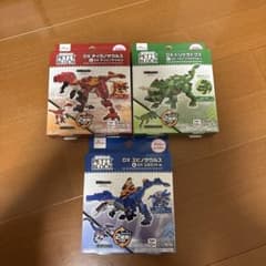 【新品・未開封】プチブロックDX 恐竜 3種セット（ティラノ・トリケラ・スピノ）のサムネイル