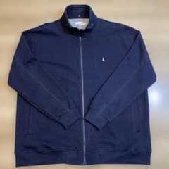 ワ*ー様 Hush Puppies ジップアップジャケット ネイビー 2Lサイズのサムネイル