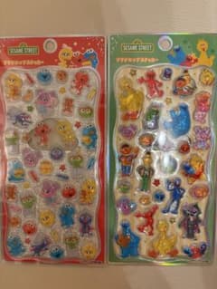 セサミストリート プチドロップステッカー 2枚セットのサムネイル