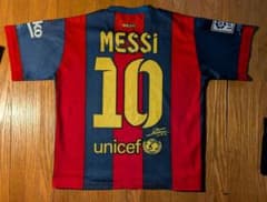 FC Barcelona Messi 10 ユニ Leo サインプリント入り FC Barcelona Messi 10 ユニ Leo サインプリント入り - メルカリ