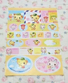 平成レトロ クーリア メモ帳付属シールのみ わんこ郵便局 - メルカリ