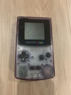 ゲームボーイカラー　クリアパープル　ジャンクのサムネイル
