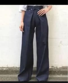 ジョンローレンスサリバン ワイドパンツ インディゴのサムネイル