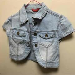 半袖デニムボレロのサムネイル