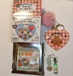 BT21 SHOOKY 키링 세트 유니버스터 식당 파미마 한정