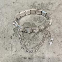 希少 美品 MESSAGGIO メッサジオ ブレスレット チャーム シルバー