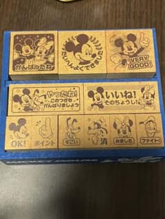 ディズニー スタンプ はんこ ミッキーマウス 木製ごほうびスタンプのサムネイル
