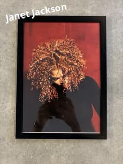 【額付】A4 アートポスター Janet Jackson/R&Bのサムネイル