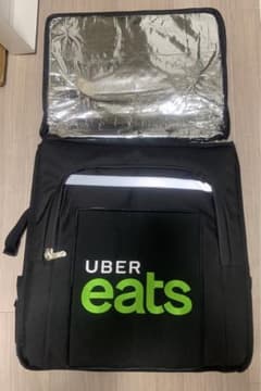 Uber Eats公式の配達用バッグ　初期　黎明期　モデル　ウーバーイーツ Uber Eats公式の配達用バッグ初期黎明期モデルウーバーイーツ