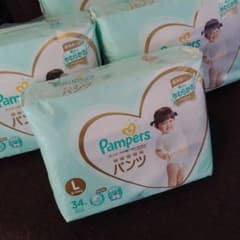 パンパースパンツL×４のサムネイル