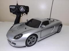 タミヤ ポルシェラジコンカー Futaba 送受信機セット　バッテリー押さえ無し タミヤ ポルシェラジコンカー Futaba 送受信機セット バッテリー押さえ
