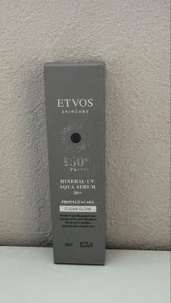 新品未使用 ETVOS エトヴォス　ミネラルUVアクアセラム50+ クリアグロウのサムネイル