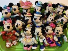 ディズニー ミッキー ミニー ぬいぐるみバッジ まとめ売り 16体のサムネイル