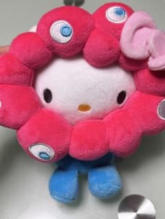 ミャクミャク　ハローキティ ぬいぐるみのサムネイル