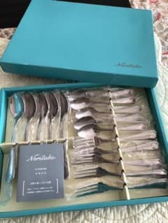 ノリタケのスプーン&フォークのセットです。のサムネイル