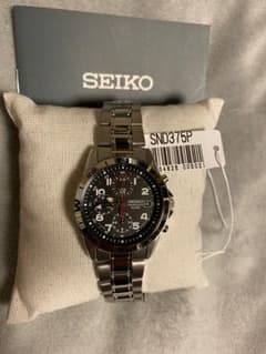 SEIKO逆輸入 クロノグラフ メンズ SND375P1 日本製ムーブメントのサムネイル