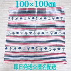 大判　布　目隠し　summer ヒトデ　貝　イカリのサムネイル