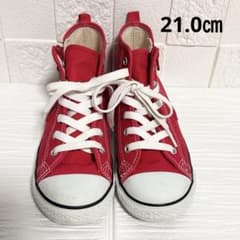 CONVERSE ALL STAR キッズ スニーカー レッド 21.0㎝のサムネイル