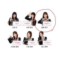 ローソン 櫻坂46 遠藤理子 中川智尋 アクリルバッジのサムネイル