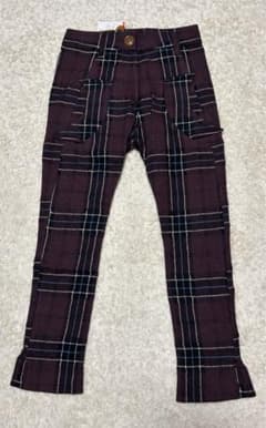 Vivienne Westwood ウール チェック柄パンツ ボトムスのサムネイル